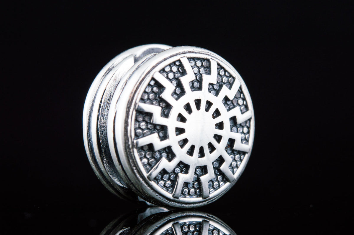 Pendentif Soleil Noir Ragnar — Argent 925