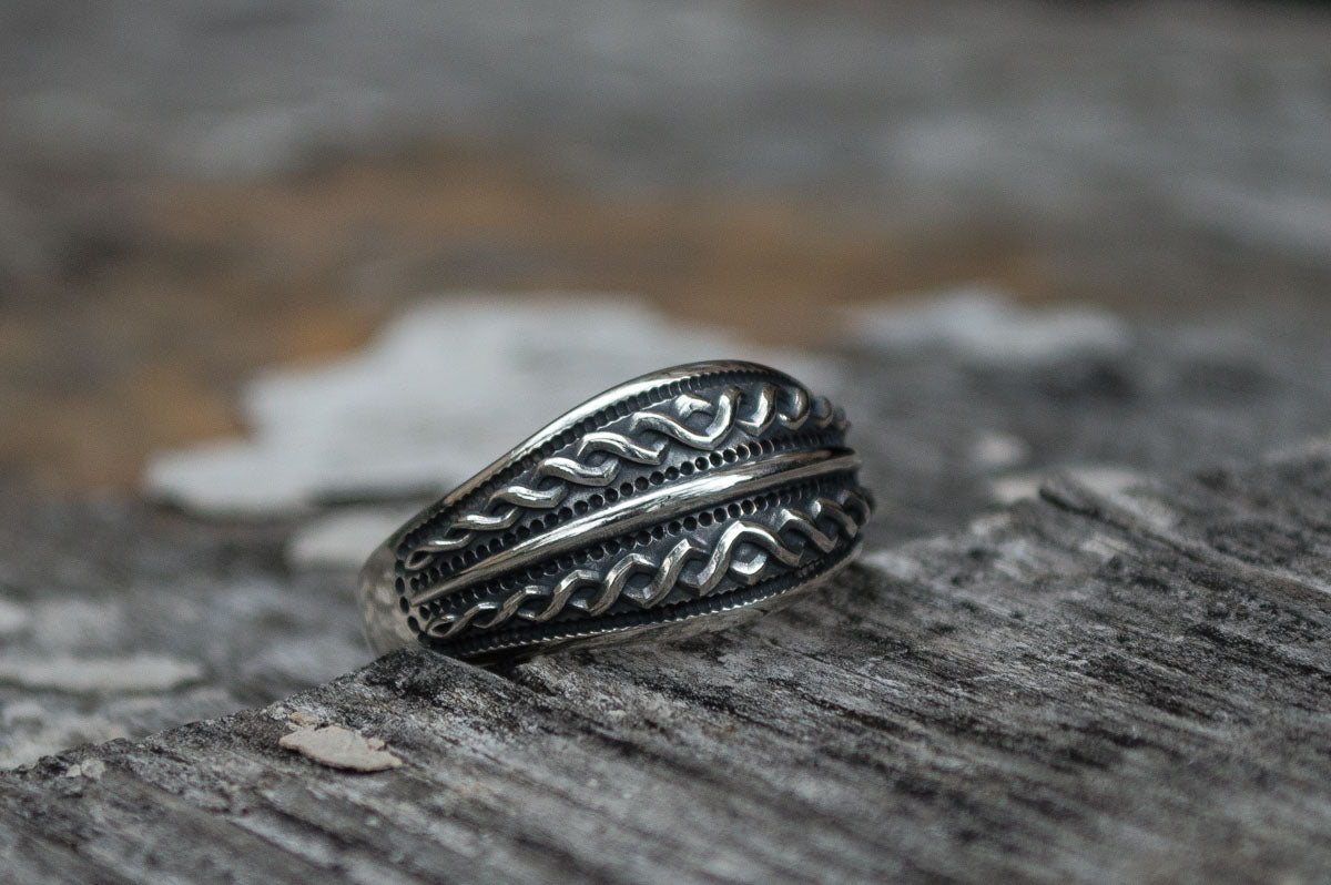 Bague Anneau Viking Ulf — Argent 925