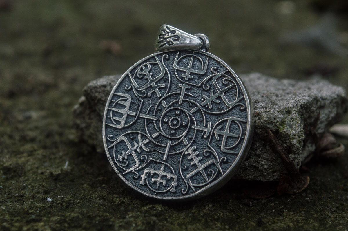 Pendentif Vegvisir — Argent 925