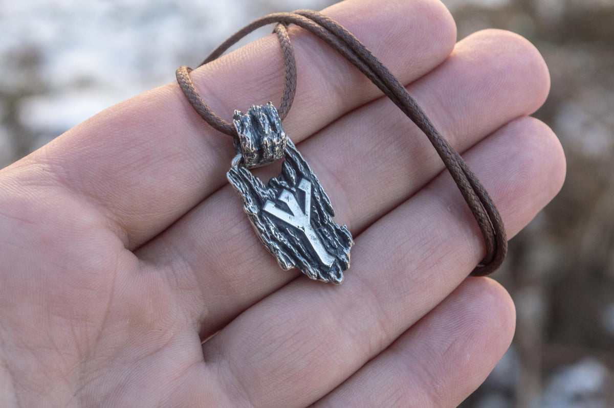 Pendentif Rune Runique — Argent 925