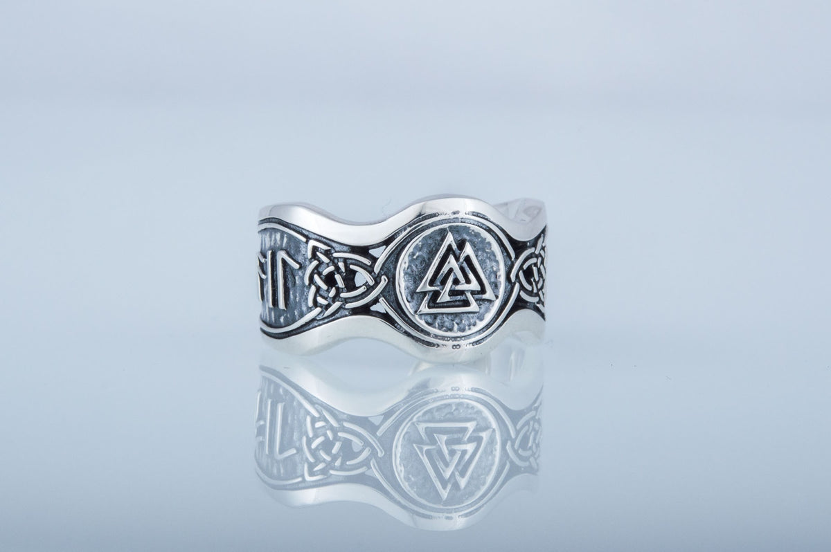 Bague Viking Salut à Odin — Argent 925