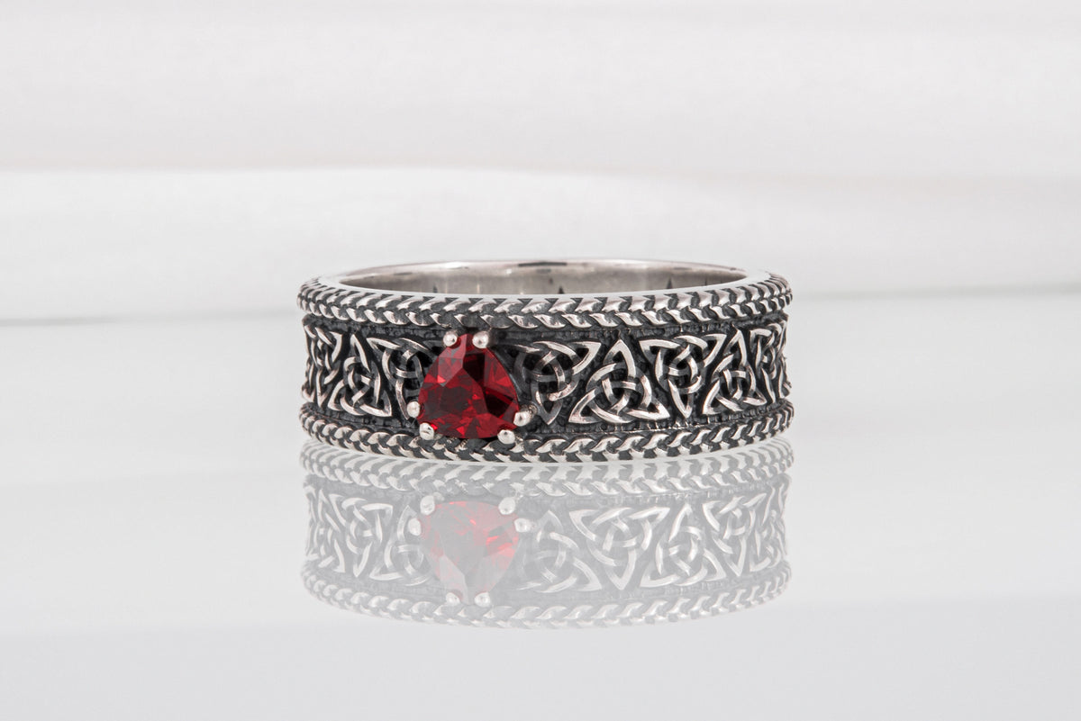 Bague Anneau Viking Brynhild — Argent 925