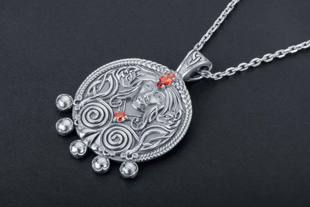 Pendentif Dieux Vikings Grand Modèle — Argent 925
