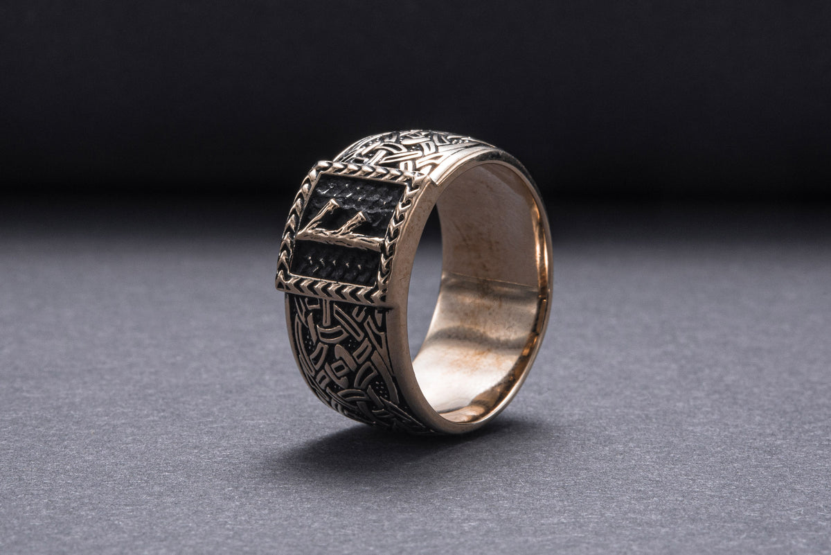 Bague Runique Alva — Bronze