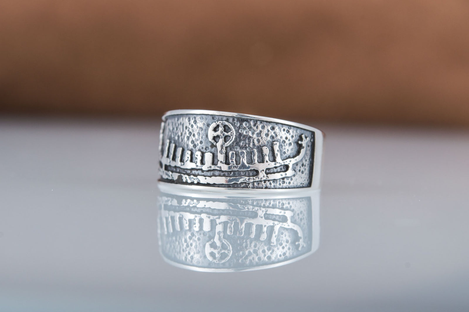 Bague Drakkar Anneau — Argent 925
