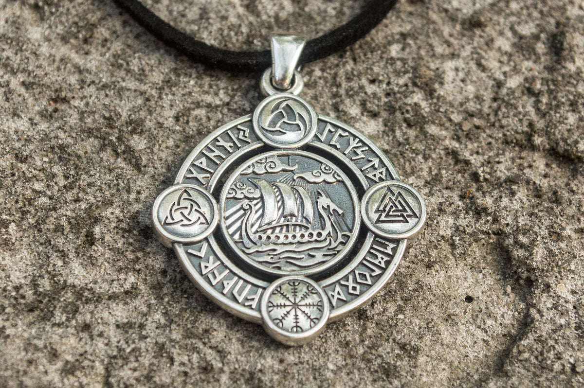 Pendentif Futhark — Argent 925