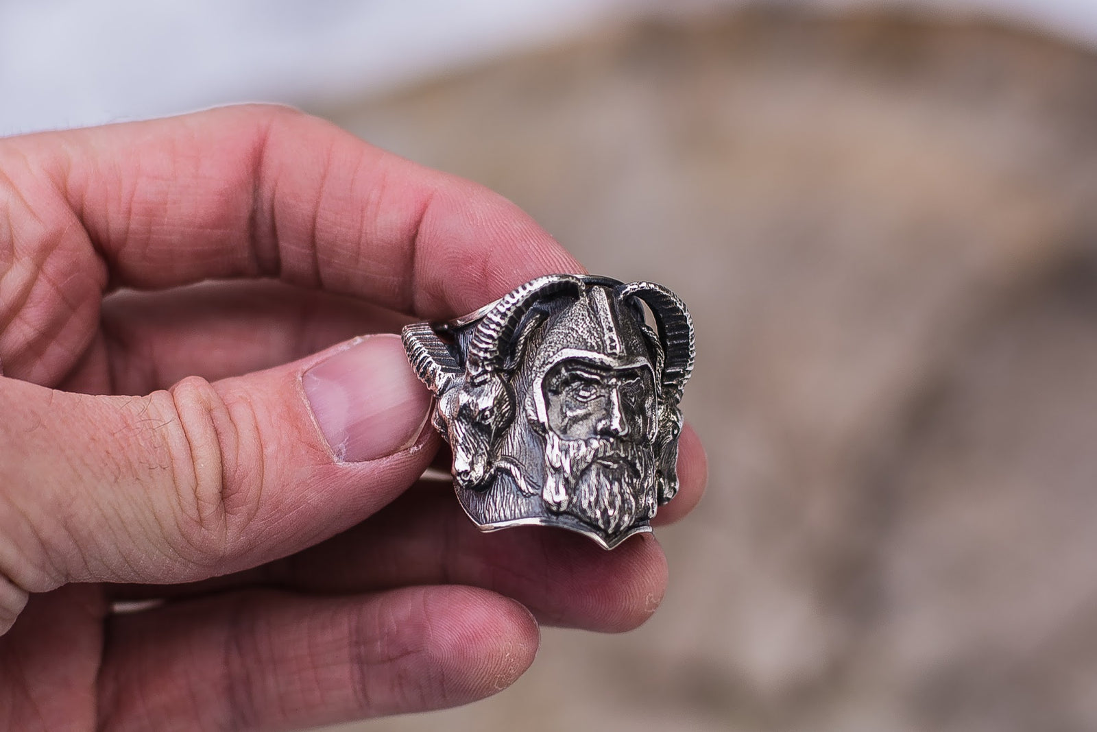 Bague Massive Thor — Argent 925