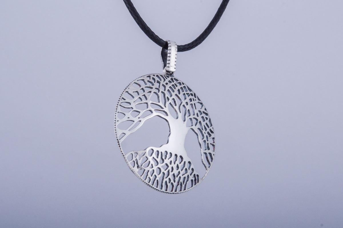 Pendentif Yggdrasil et Arbre Viking — Argent 925