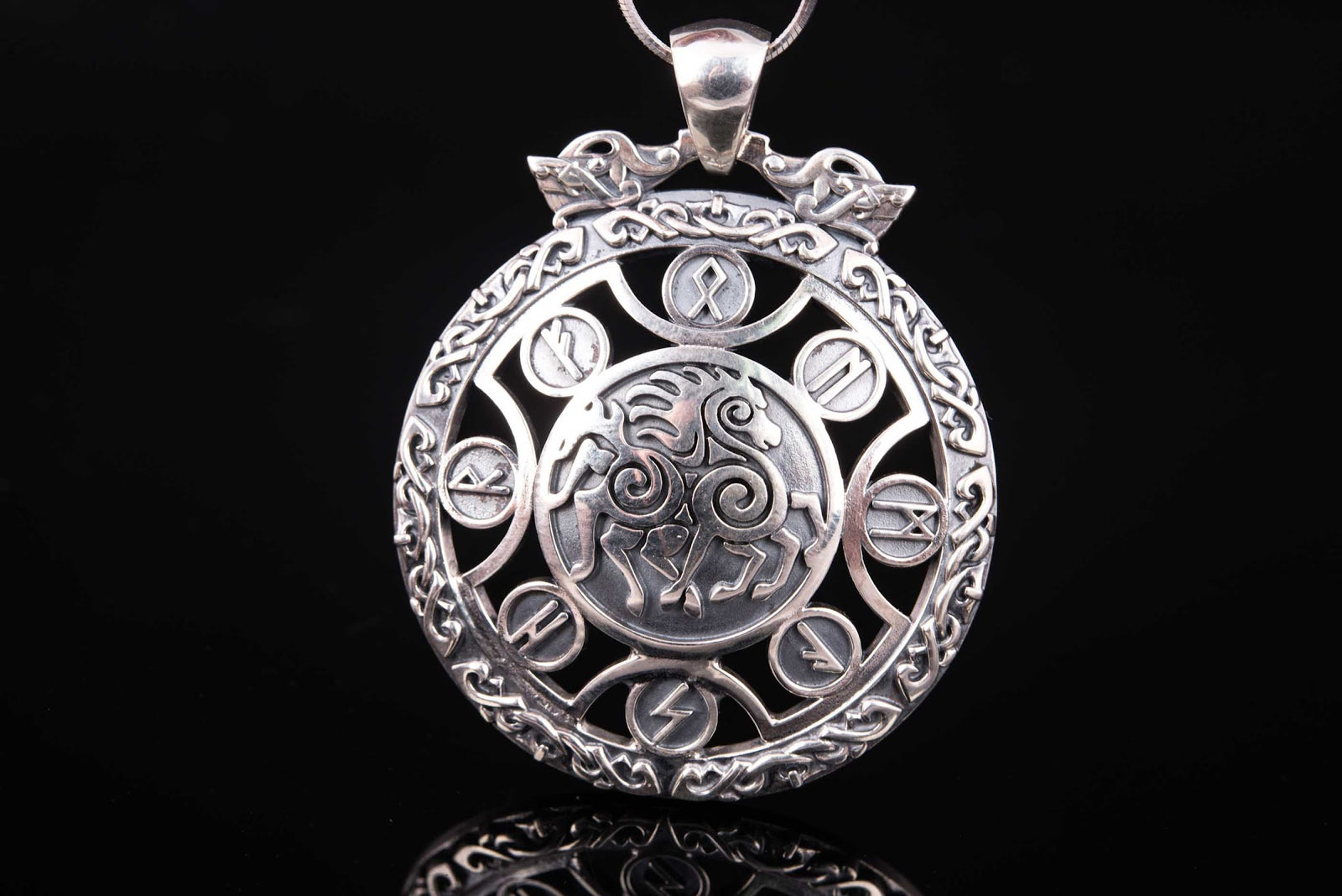 Pendentif Viking Rollon — Argent 925