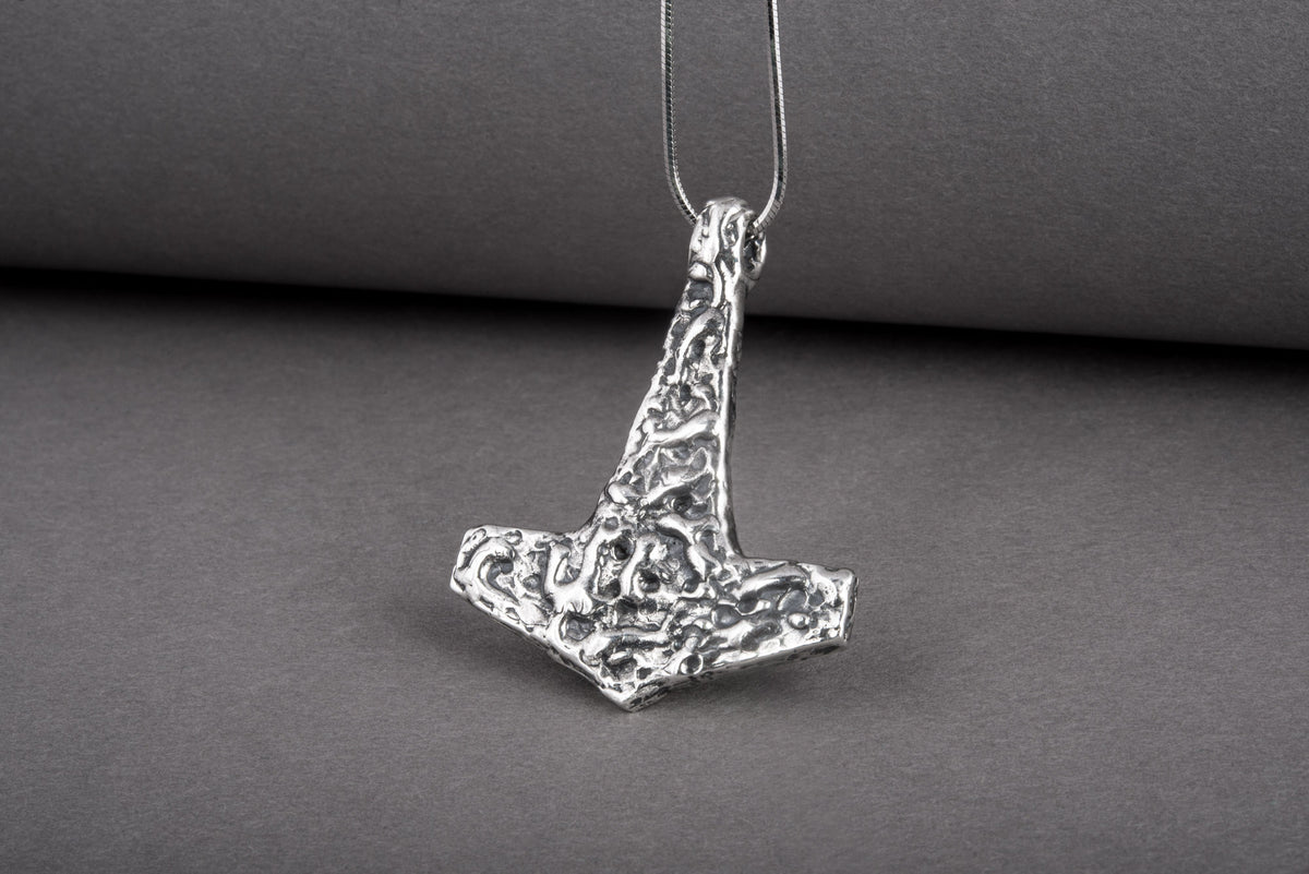 Pendentif Mjölnir Floki — Argent 925