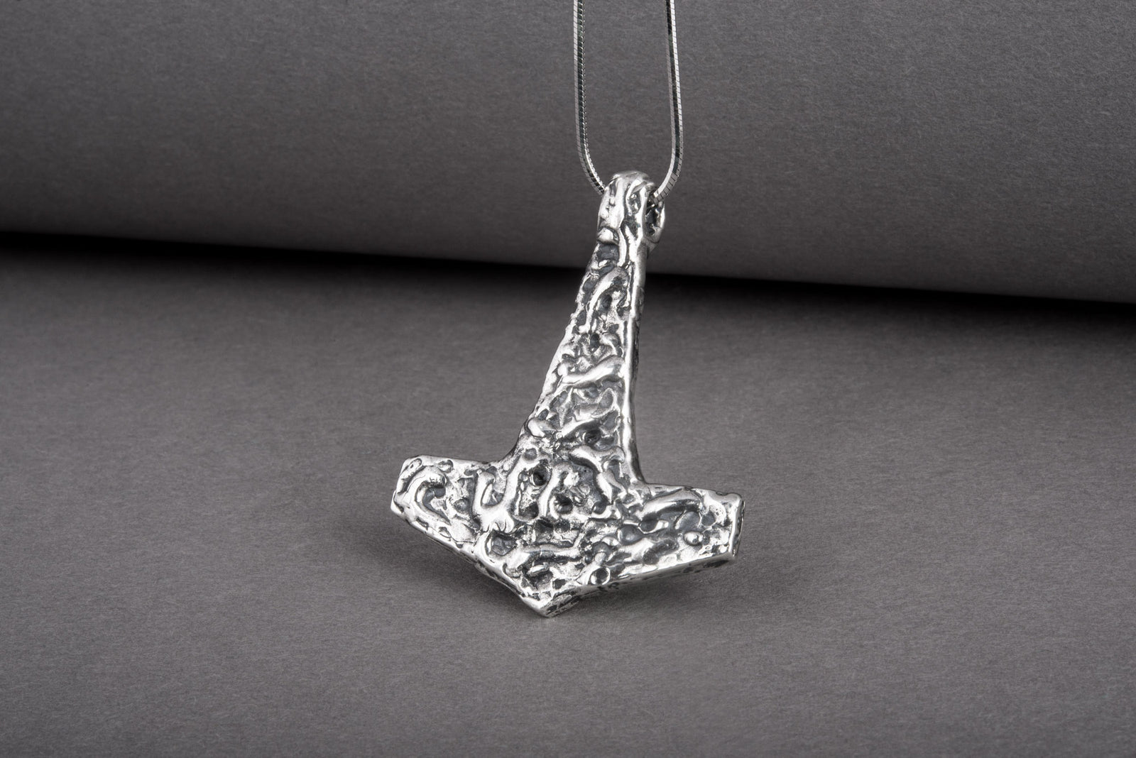 Pendentif Mjölnir Floki — Argent 925