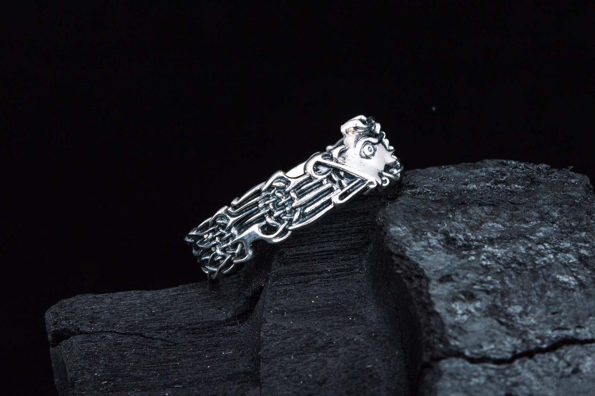 Bague Anneau Viking Gunnar — Argent 925