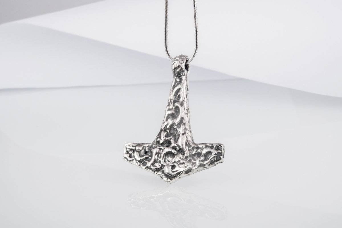 Pendentif Mjölnir Floki — Argent 925