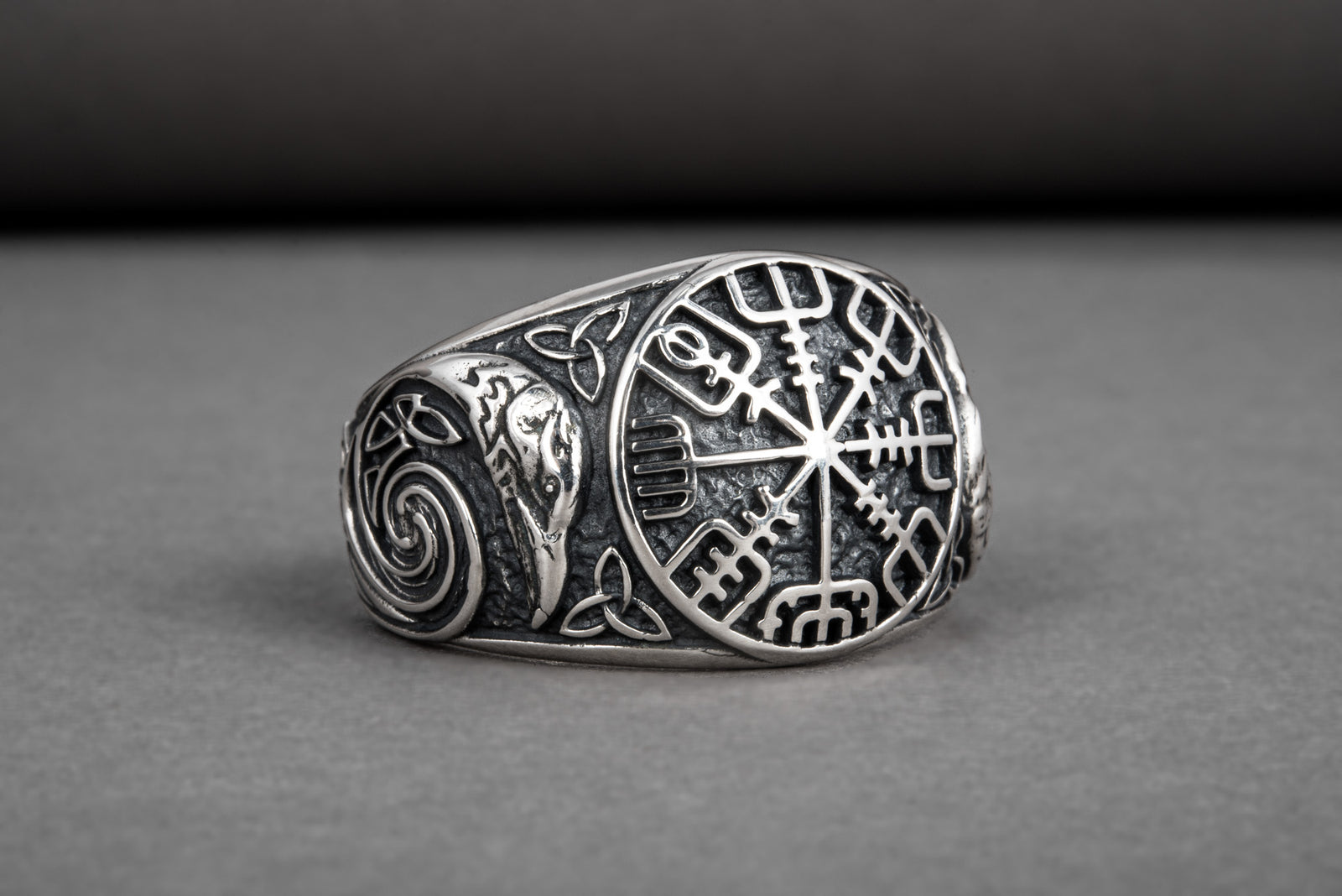 Bague Viking Drakkar — Argent 925