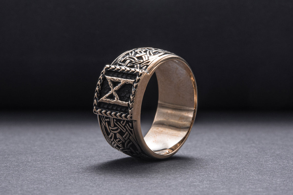 Bague Runique Ketil — Bronze