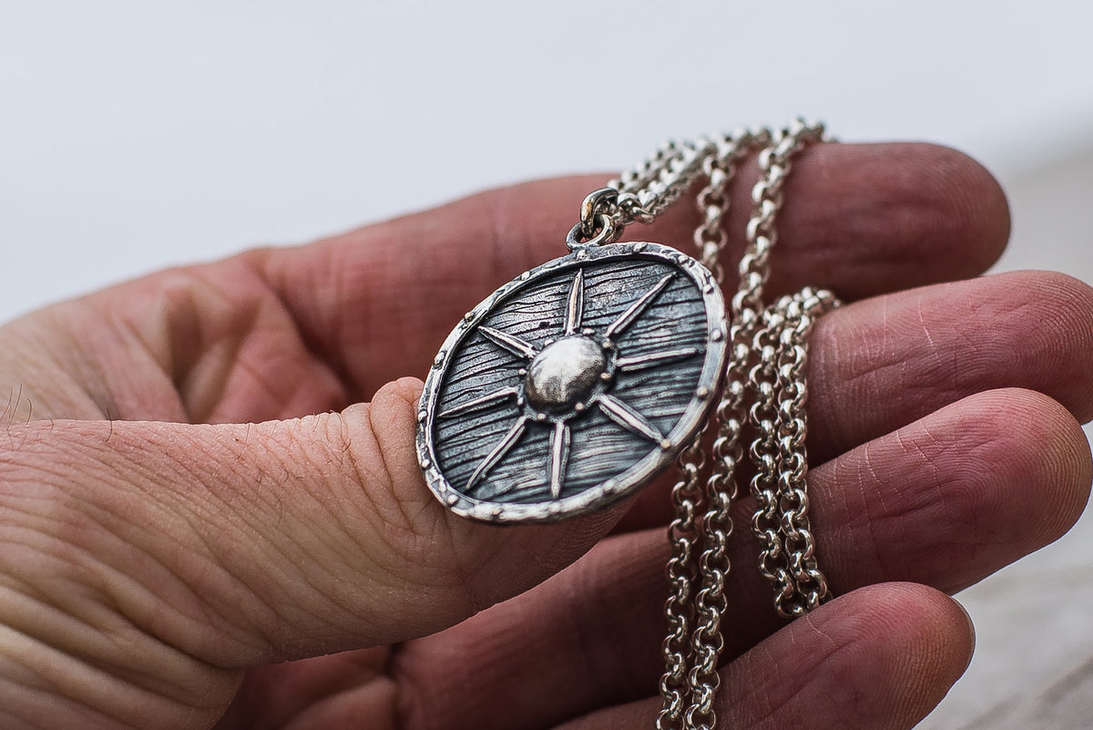 Pendentif Bouclier Floki — Argent 925