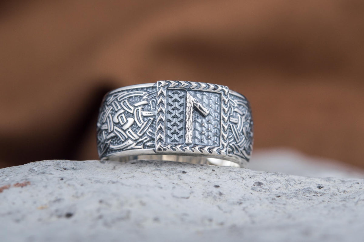 Bague Runique Sigurd — Argent 925