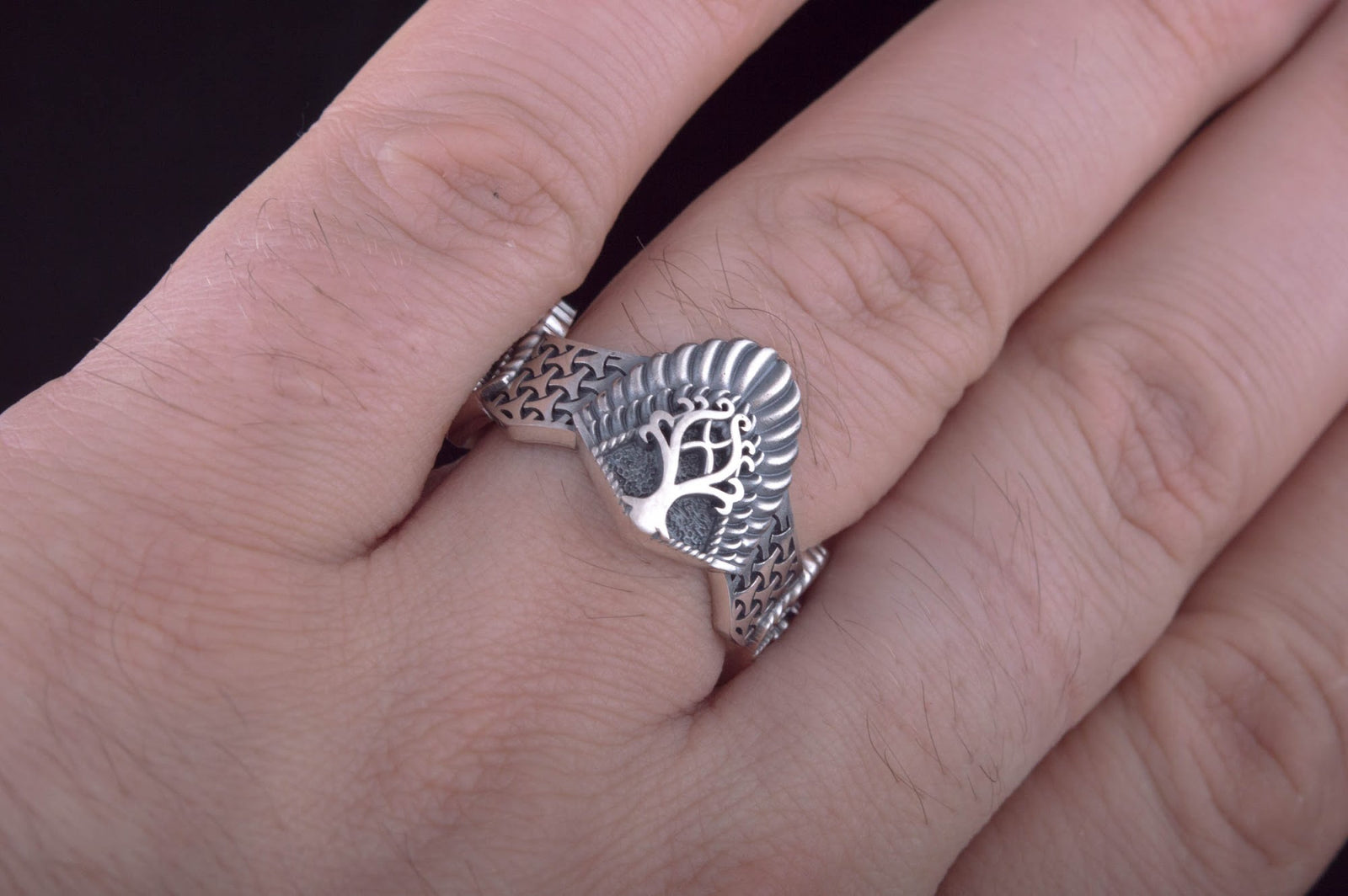 Bague Anneau Viking Astrid — Argent 925