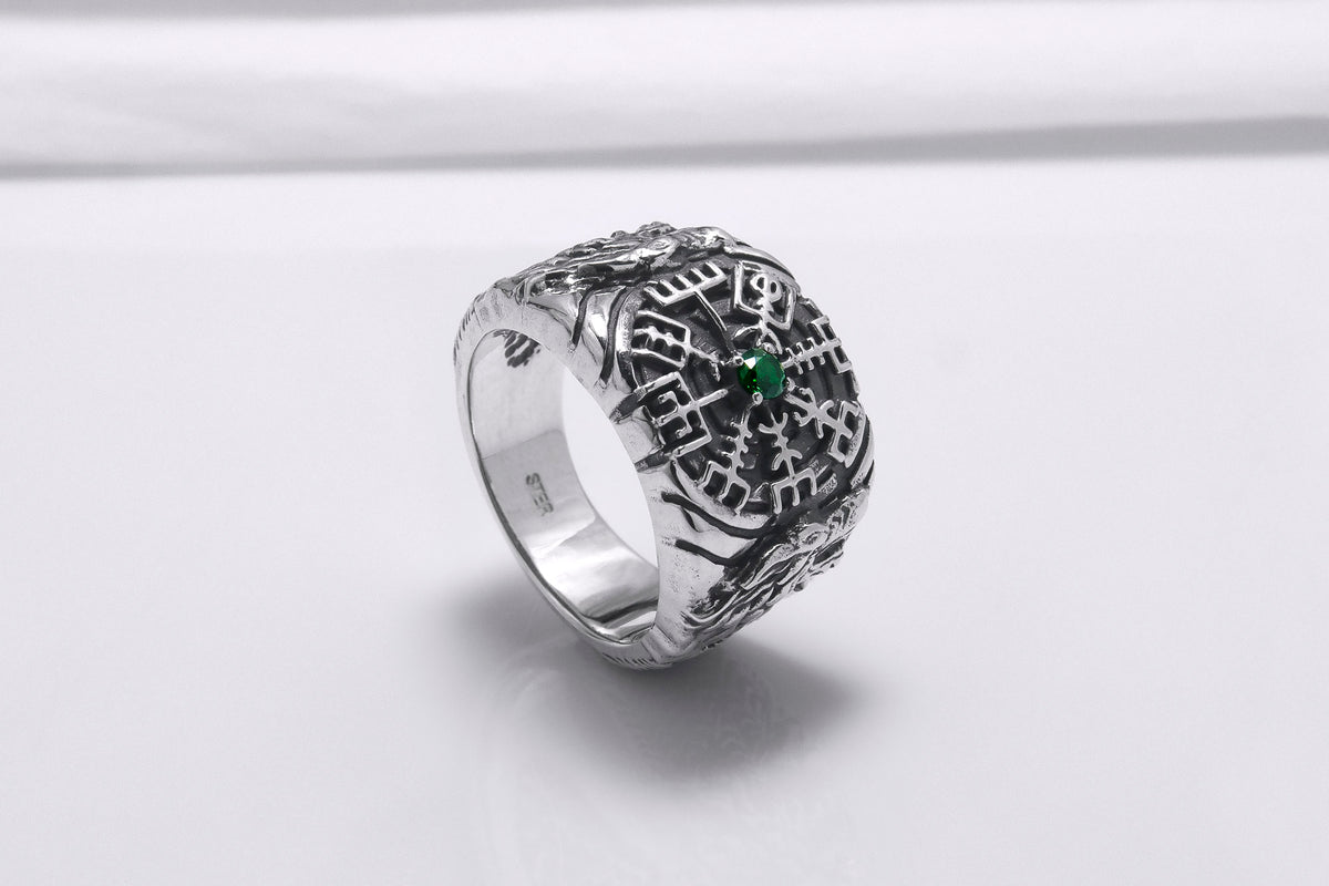 Bague Chevalière Viking Sigrun — Argent 925