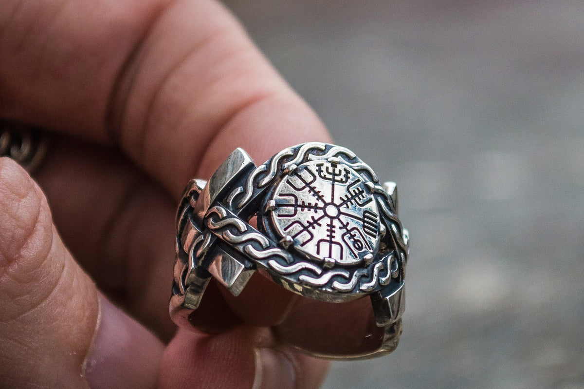 Bague Chevalière Viking Ivar — Argent 925