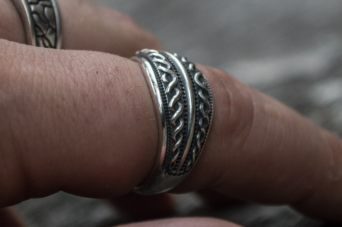 Bague Anneau Viking Ulf — Argent 925