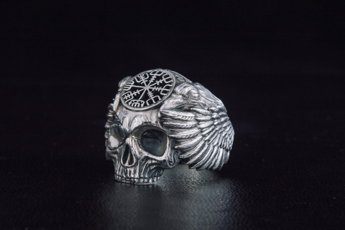 Bague Odin et Vegvisir — Argent 925