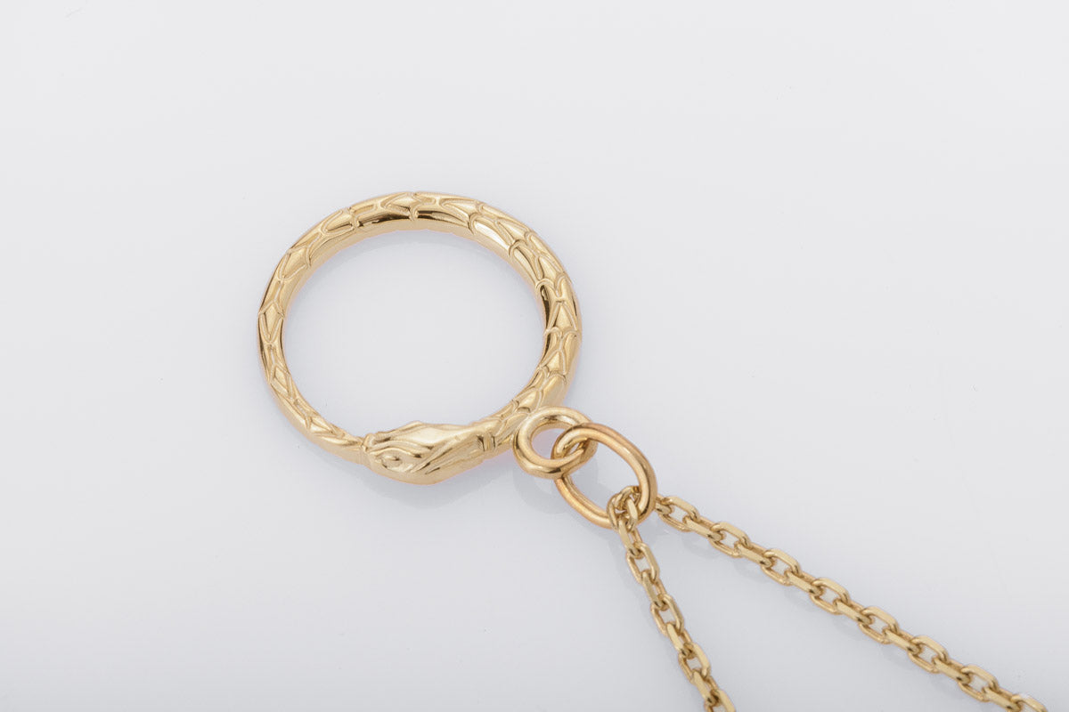 Pendentif Ouroboros Miniature — Argent 925
