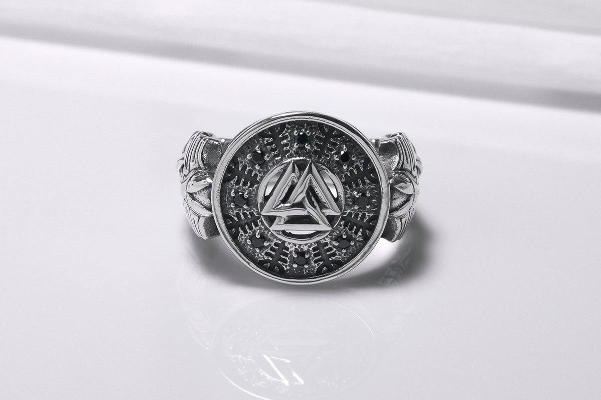 Bague Chevalière Viking Astrid — Argent 925