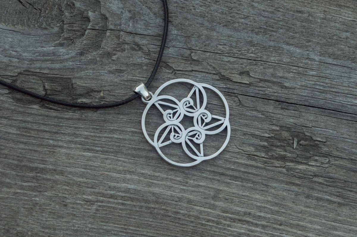 Pendentif Géométrique Bergthor — Argent 925