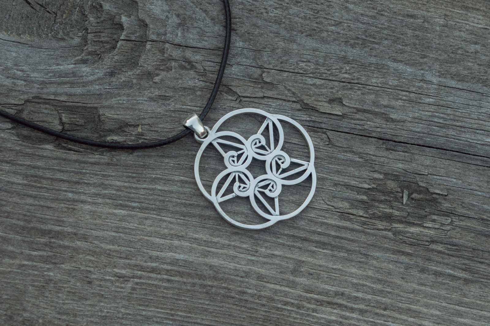 Pendentif Géométrique Bergthor — Argent 925