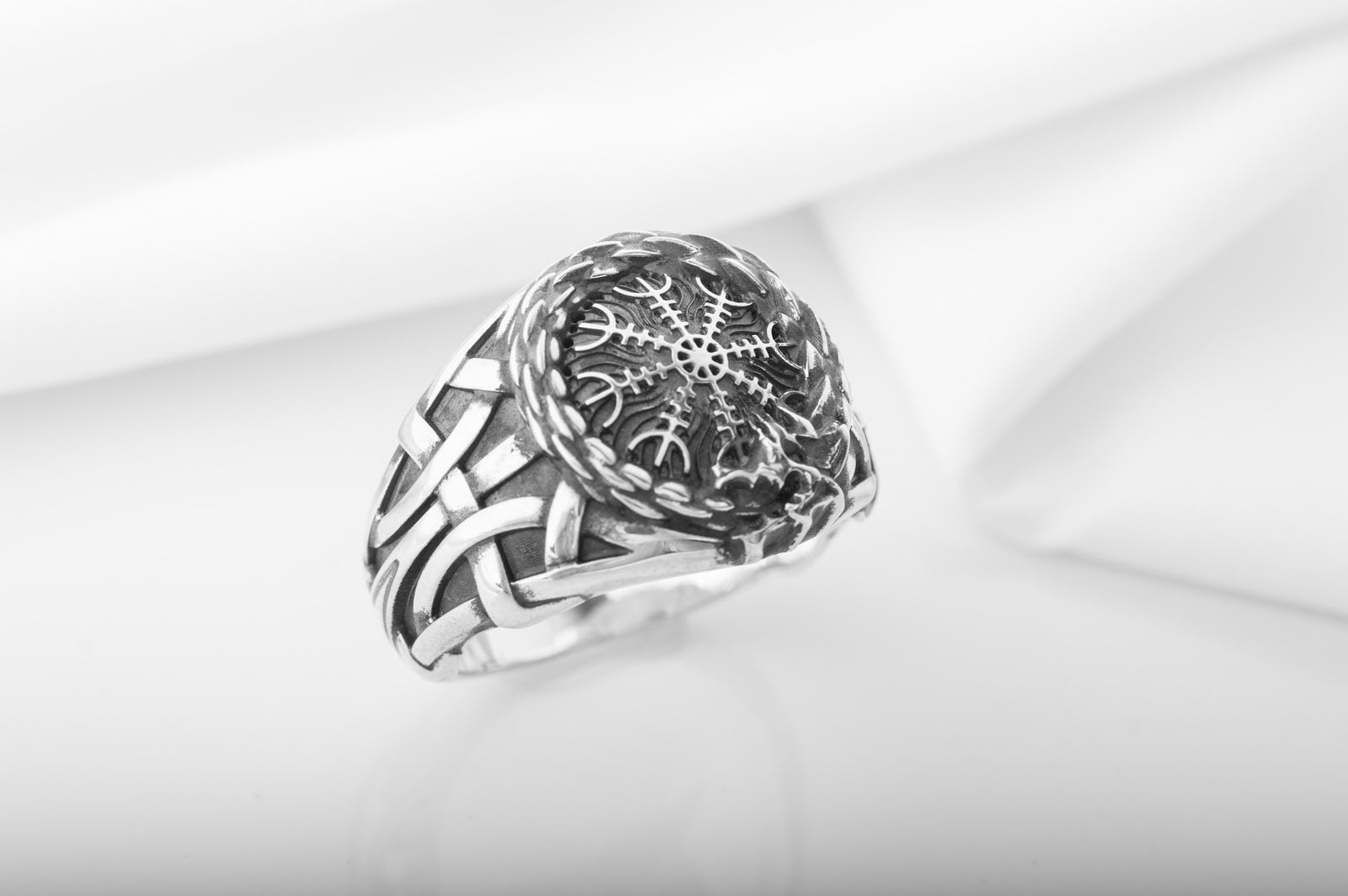 Bague Chevalière Viking Rollon — Argent 925
