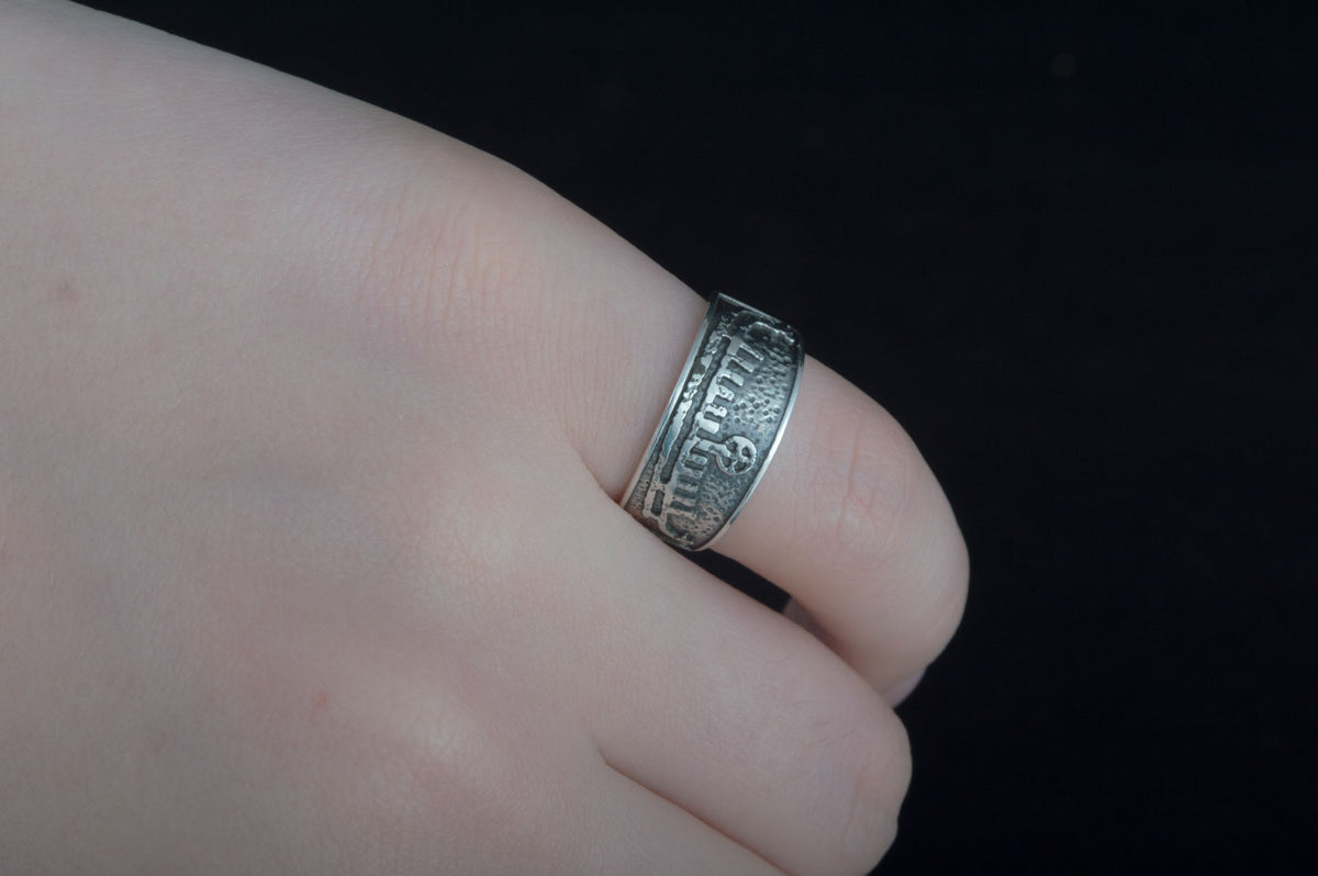 Bague Drakkar Anneau — Argent 925