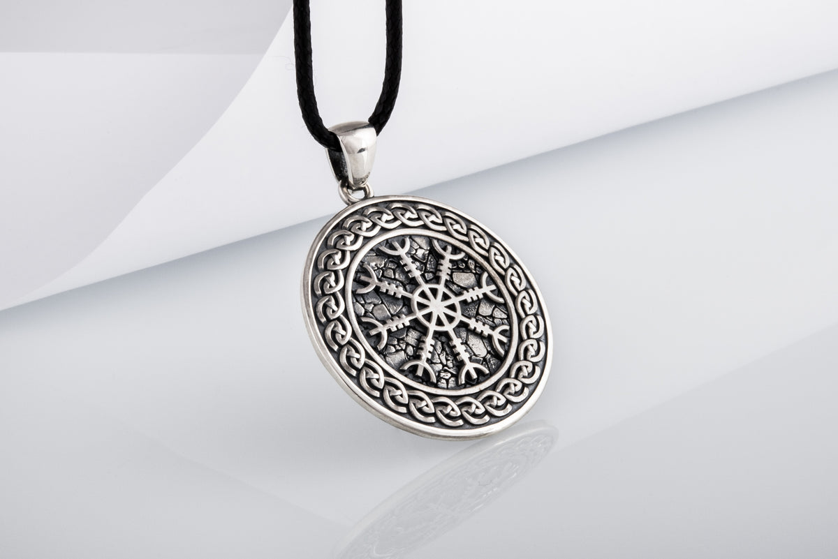Pendentif Aegishjalmur et Ornement — Argent 925