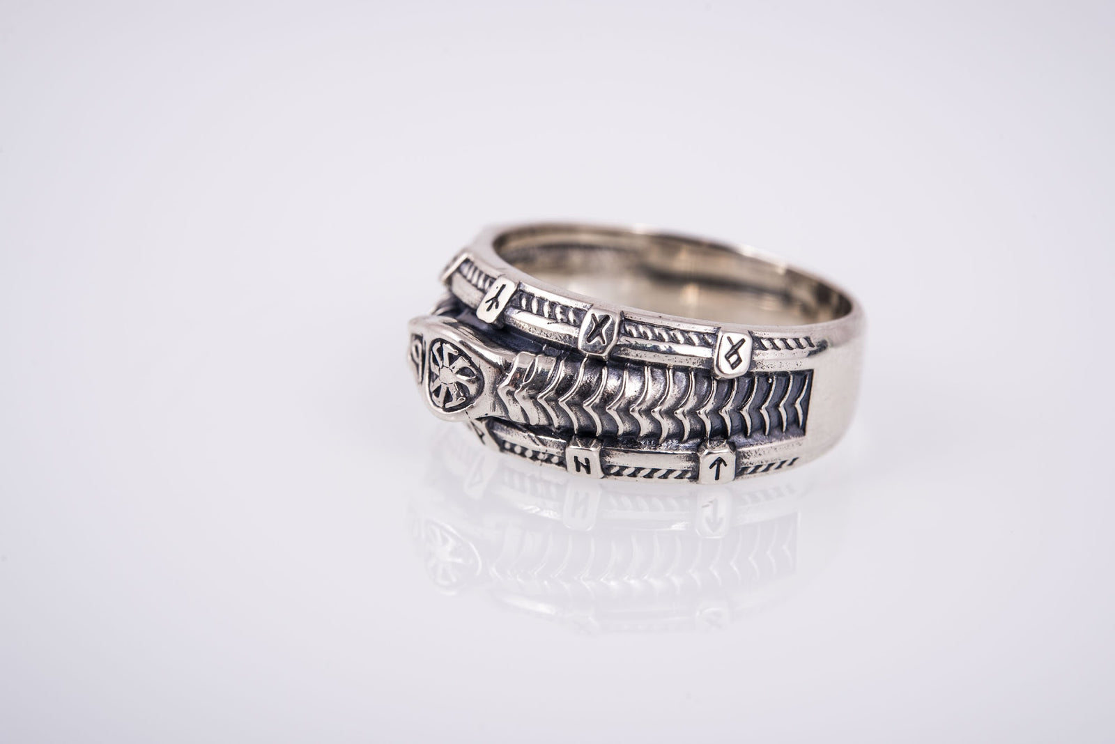 Bague Anneau Viking Gudrun — Argent 925