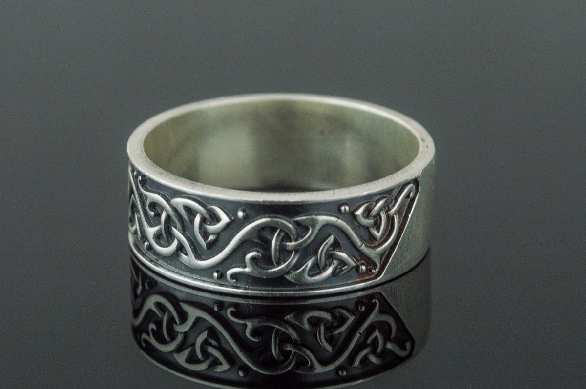 Bague Anneau Viking Halvar — Argent 925