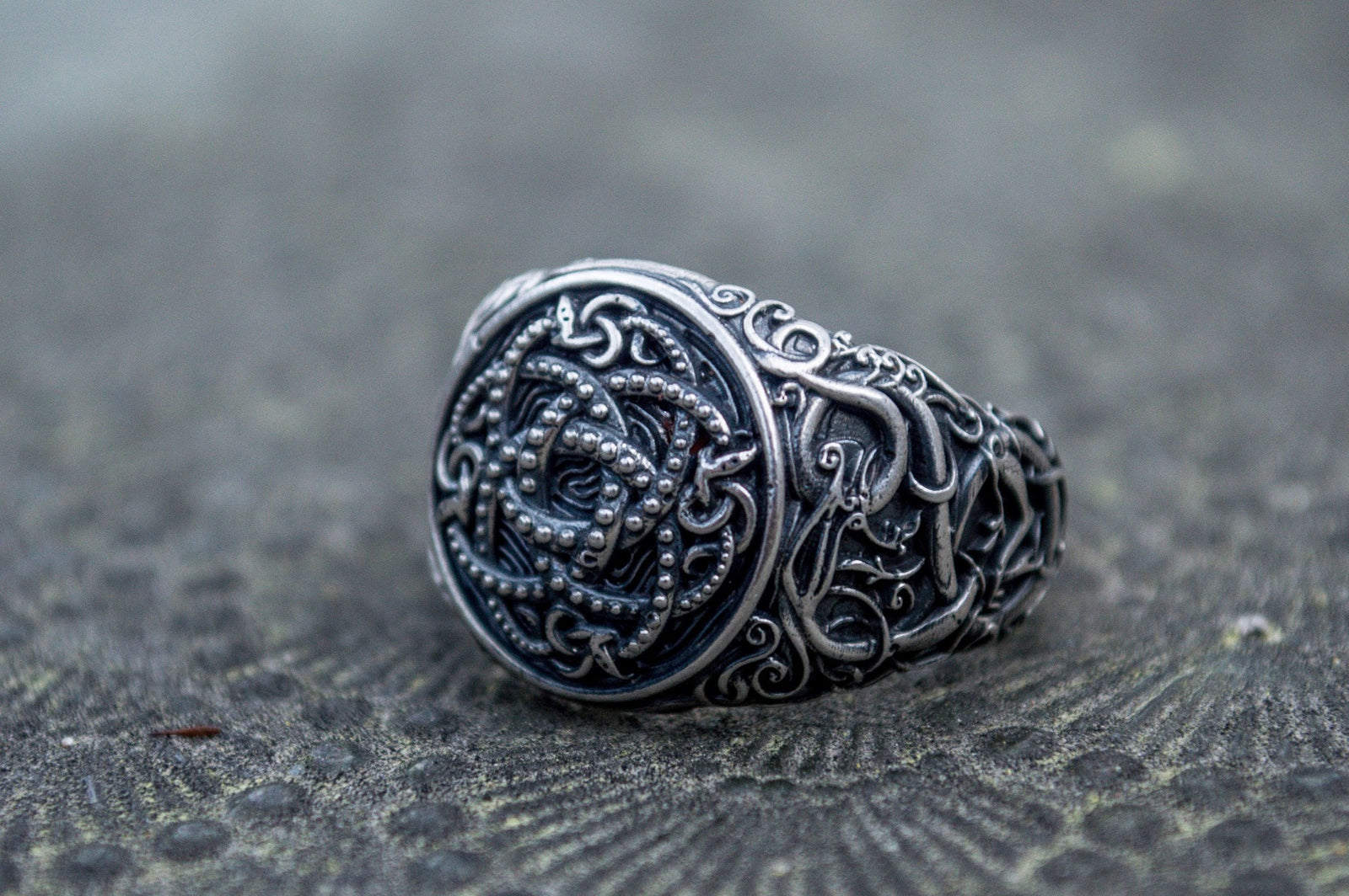 Bague Jörmungand et Style Urnes — Argent 925