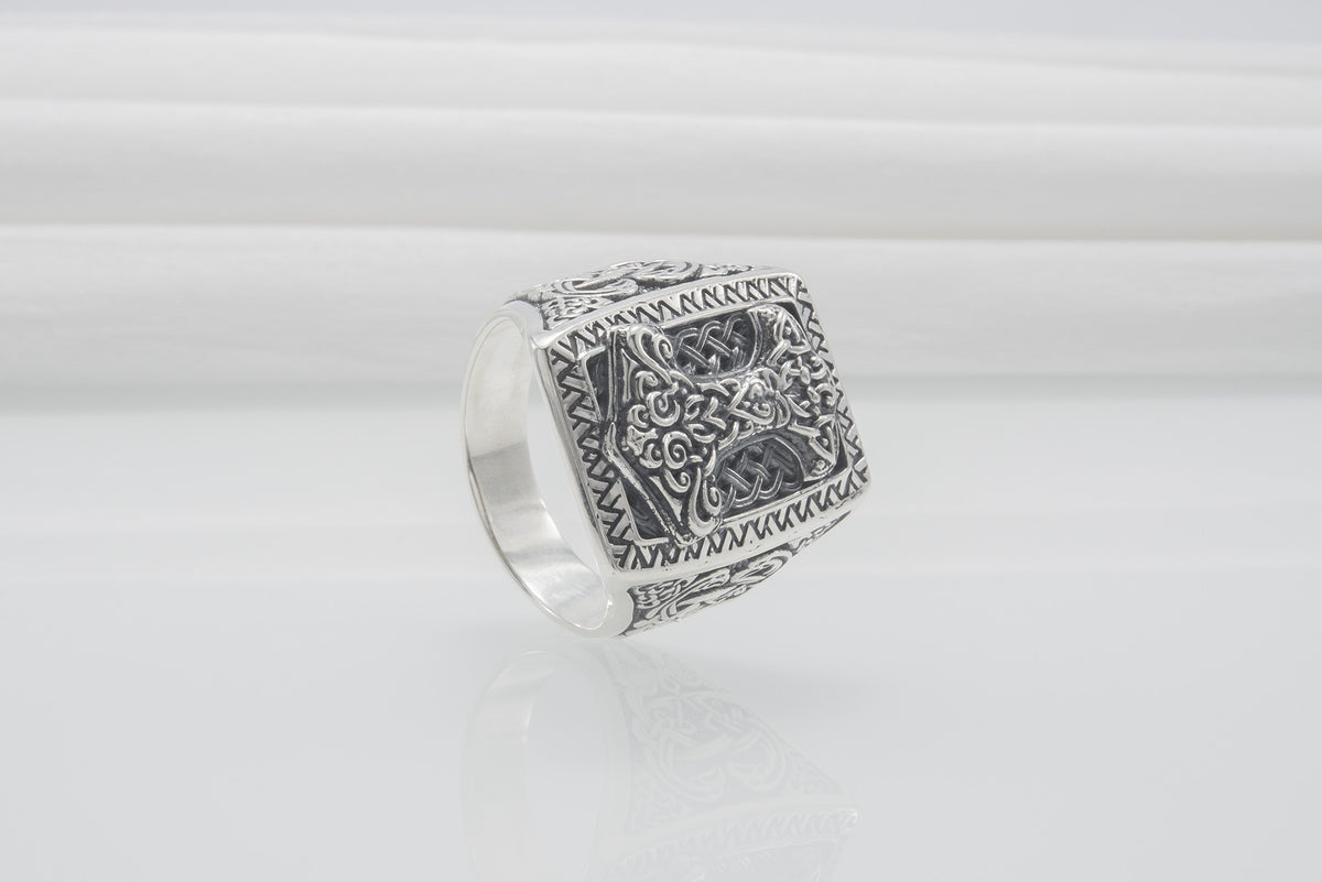 Bague Mjölnir et Chevalière — Argent 925