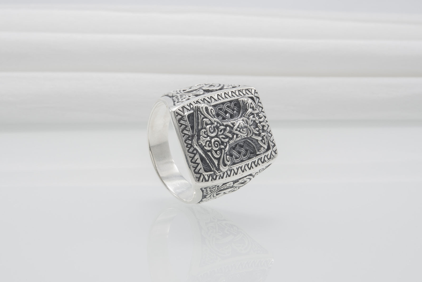 Bague Mjölnir et Chevalière — Argent 925