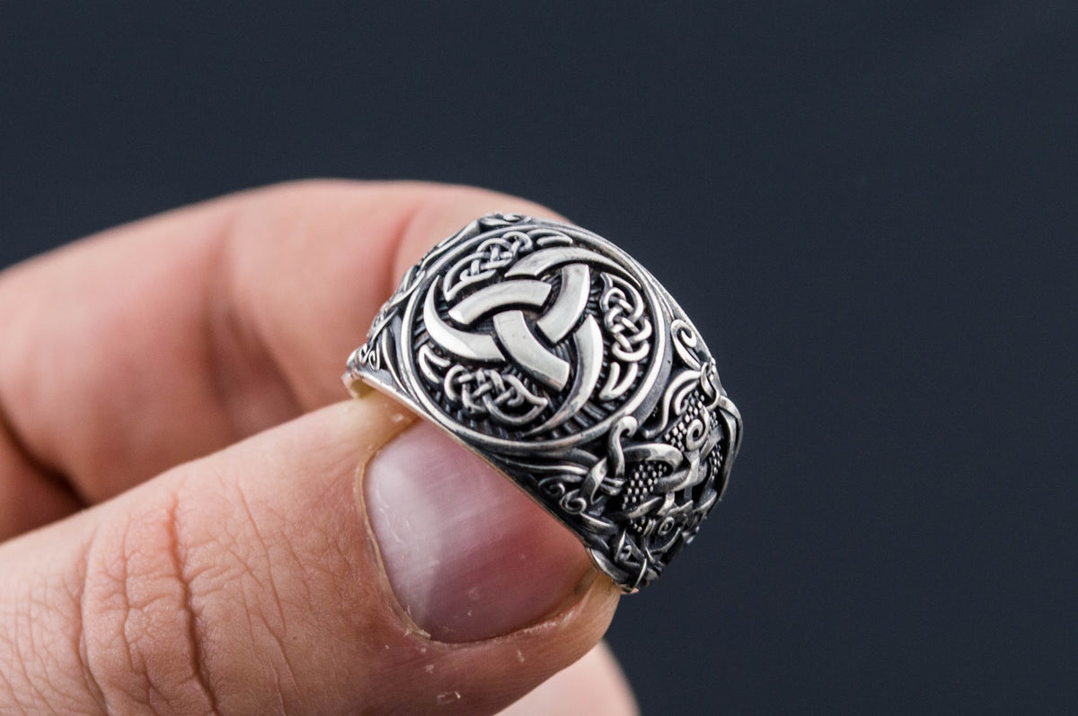 Bague Viking Style Mammen — Argent 925