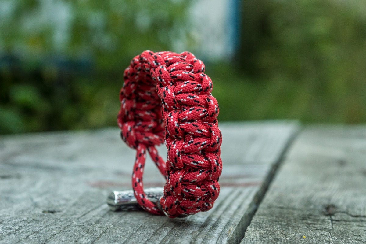 Bracelet Paracorde Marteau de Thor Halvar — Argent 925