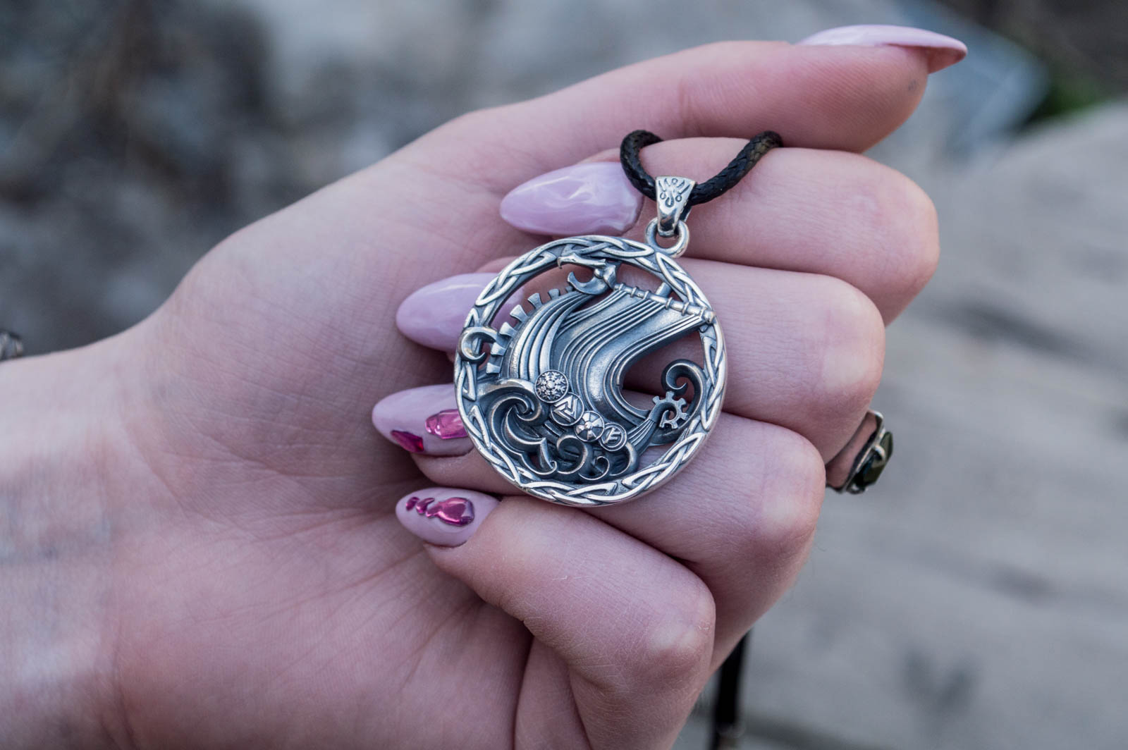 Pendentif Viking Gunnar — Argent 925