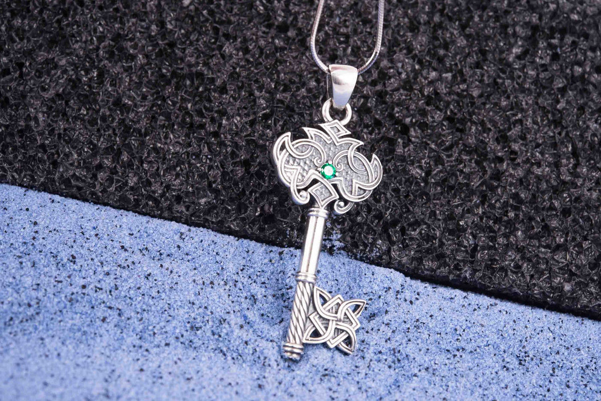 Pendentif Clé Bergthor — Argent 925