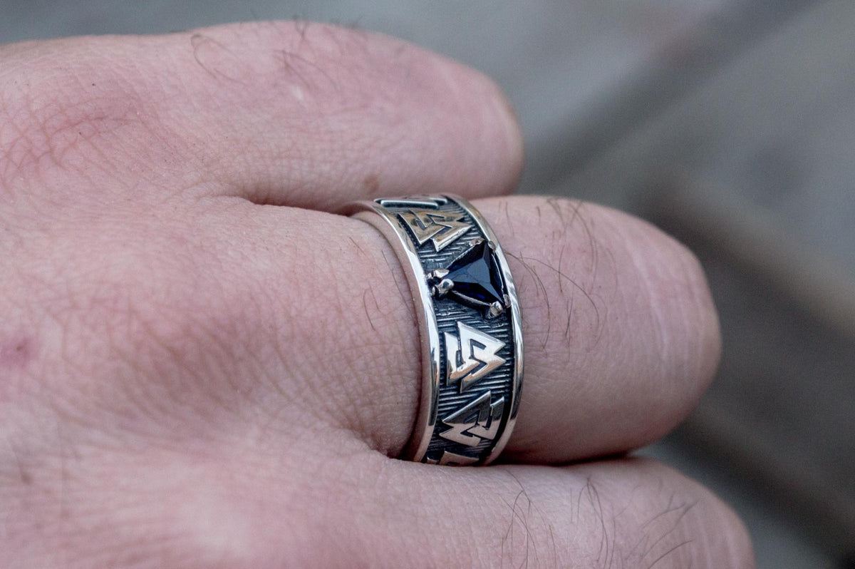 Bague Anneau Viking Bjorn — Argent 925