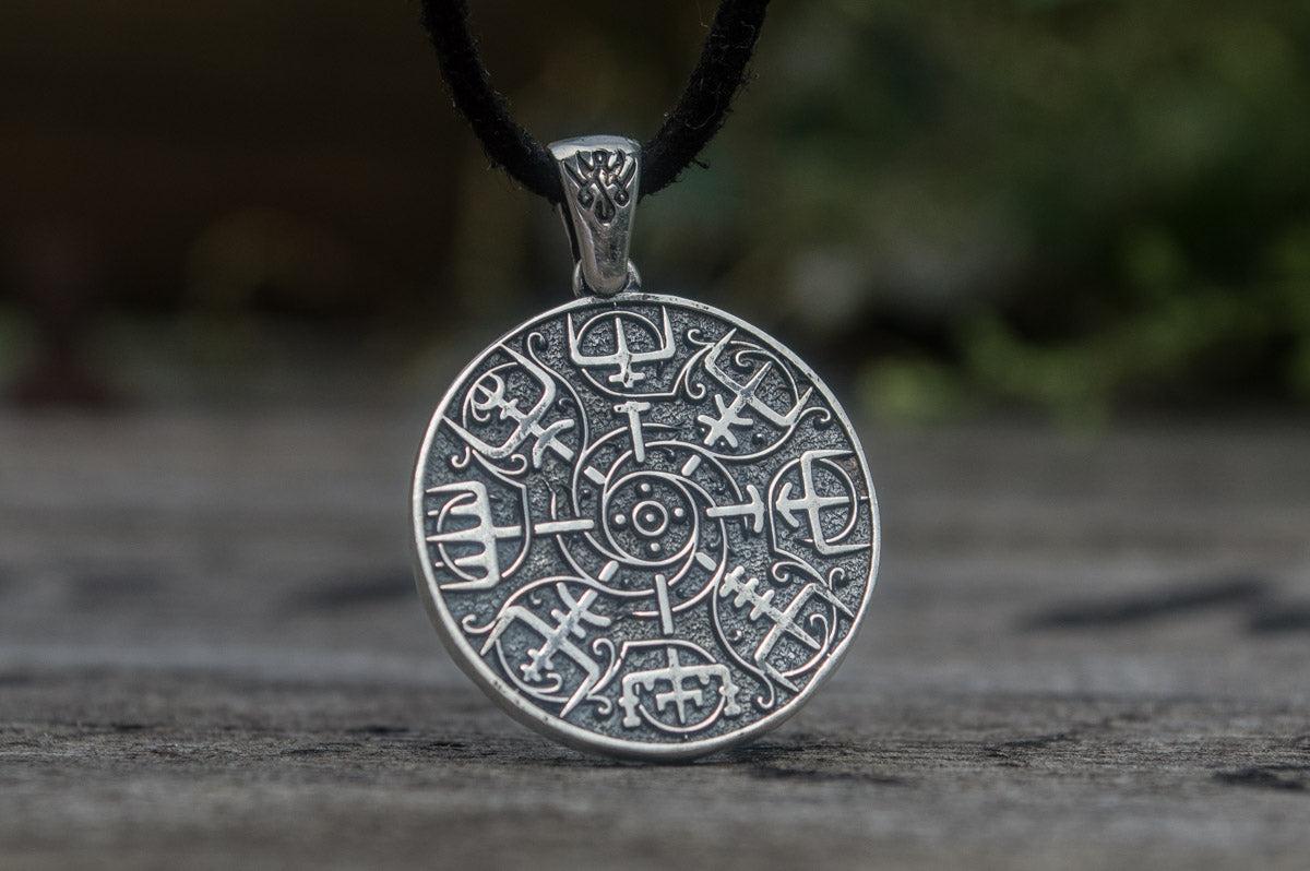 Pendentif Vegvisir — Argent 925