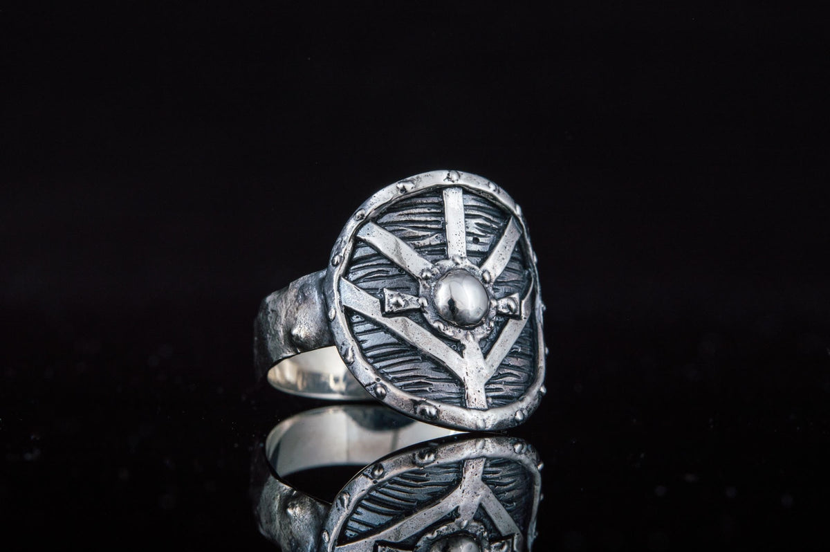 Bague Bouclier — Argent 925