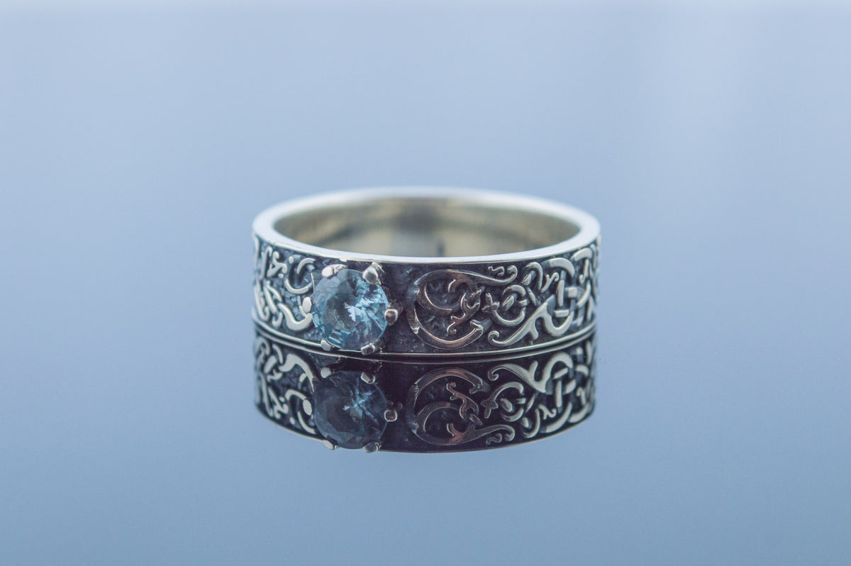 Bague Anneau Viking Olaf — Argent 925