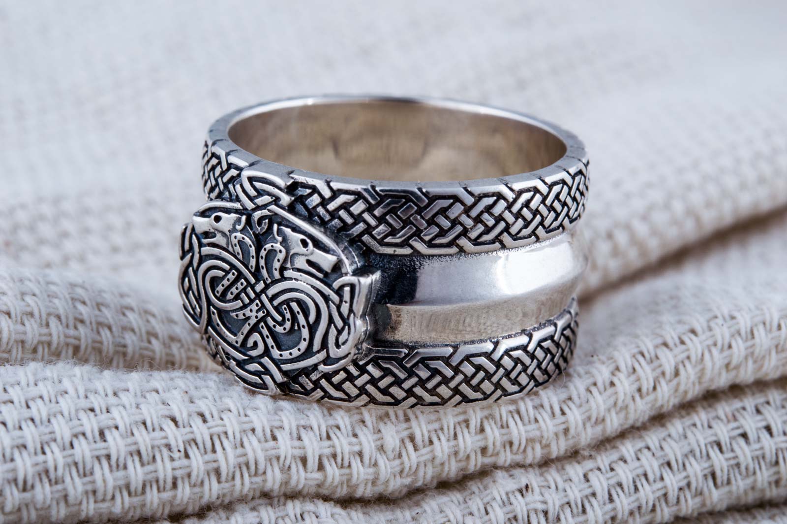 Bague Anneau Viking Freyja — Argent 925
