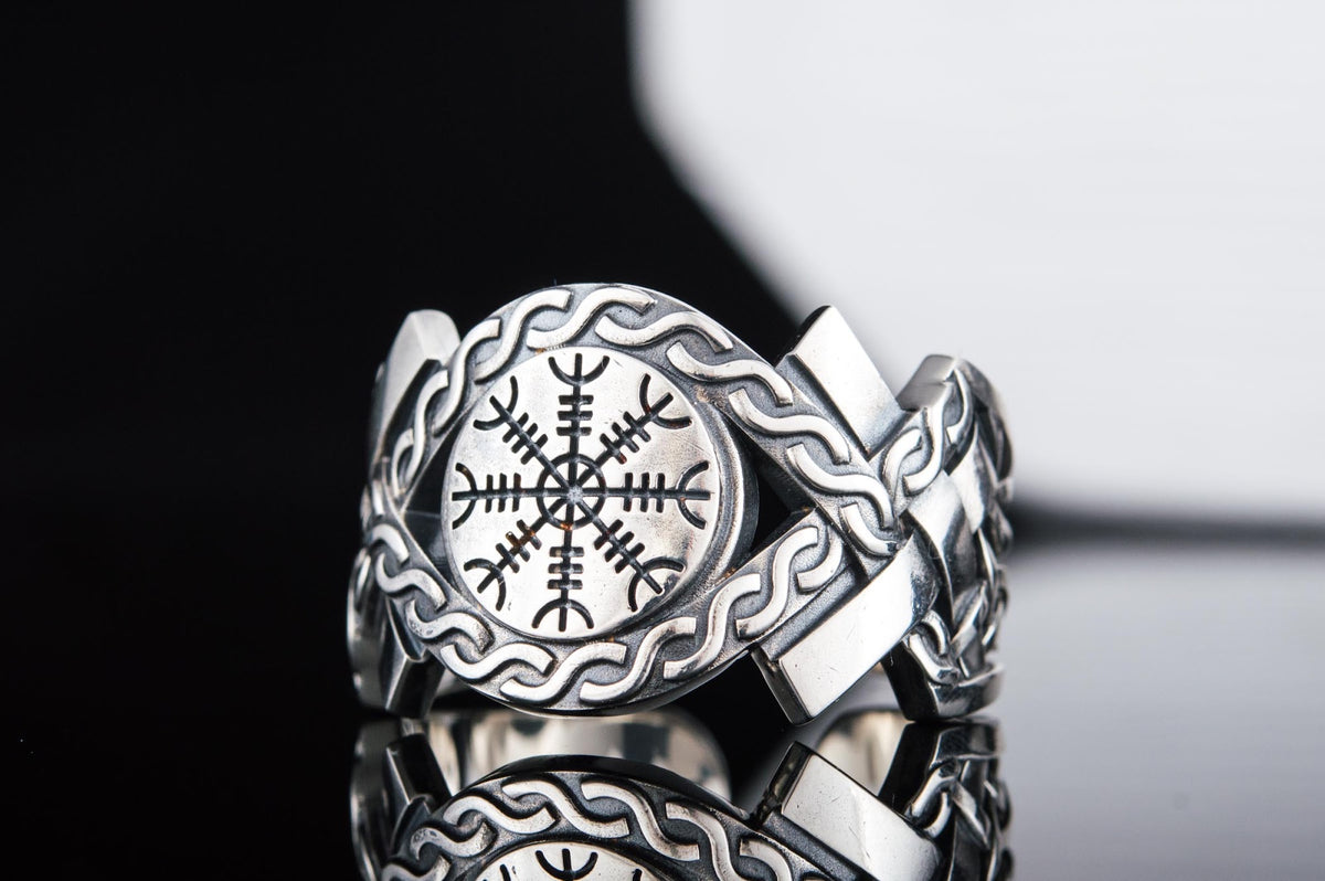 Bague Chevalière Viking Bjorn — Argent 925