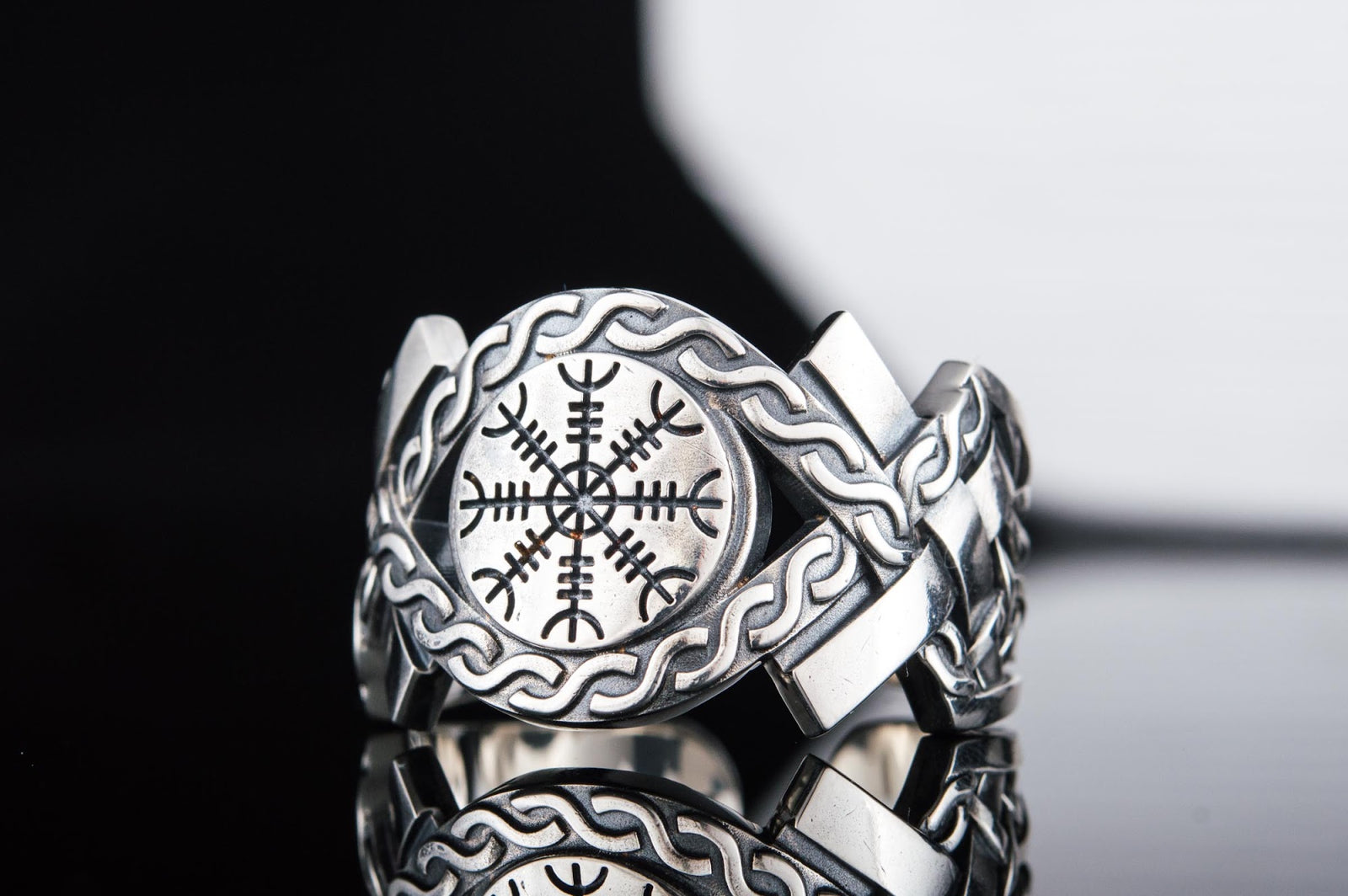 Bague Chevalière Viking Bjorn — Argent 925