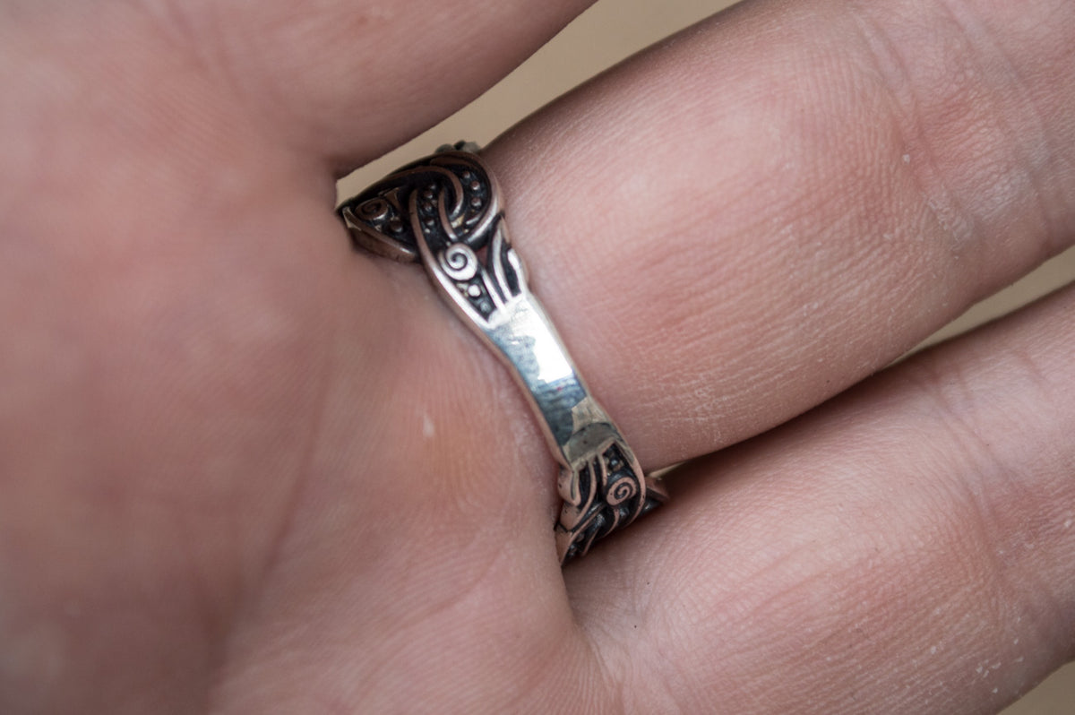 Bague Chevalière Viking Ulf — Argent 925